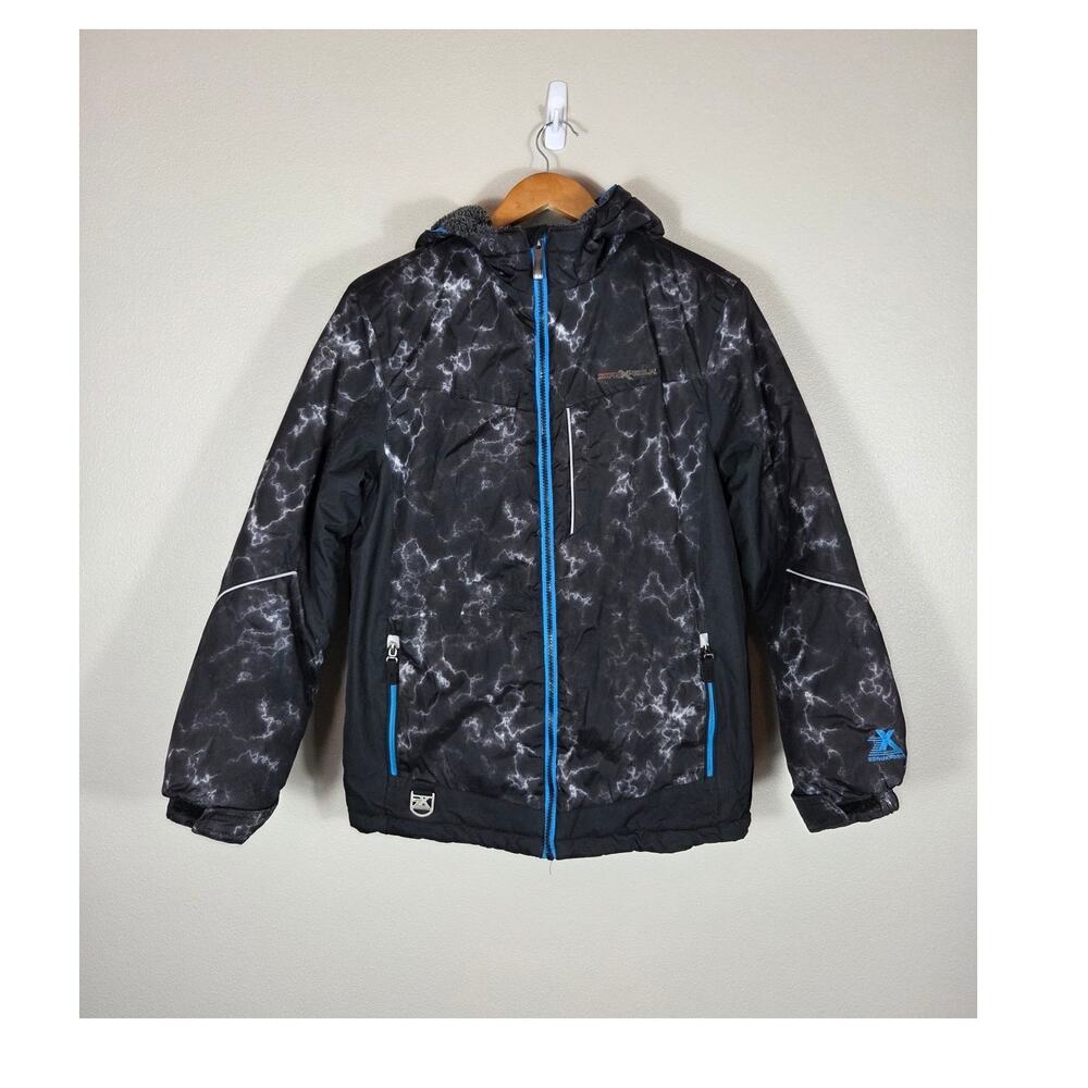 ZeroXposur Boy's Hooded Winter Ski Full Zip Jacket Size Youth 14/16